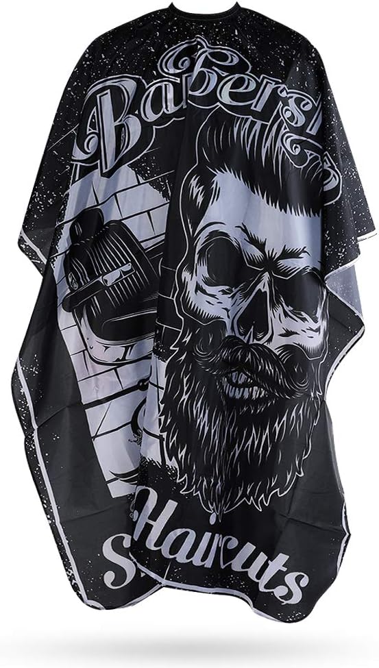 Barber Cape, Professional Hair Cutting Cape, Haircut Capes For Adults, Oilproof Anti-static Cutting Hair Beard Hairdressing Salon Cape, No Sticking to Hair, Easy to Clean
