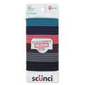 Scunci by Conair No Damage Effortless Beauty Large Multicolor Hair Ties Elastics for Women and Men, Elastic Hair Ties with No Damage in Assorted Neutral Colors, 30 Pack