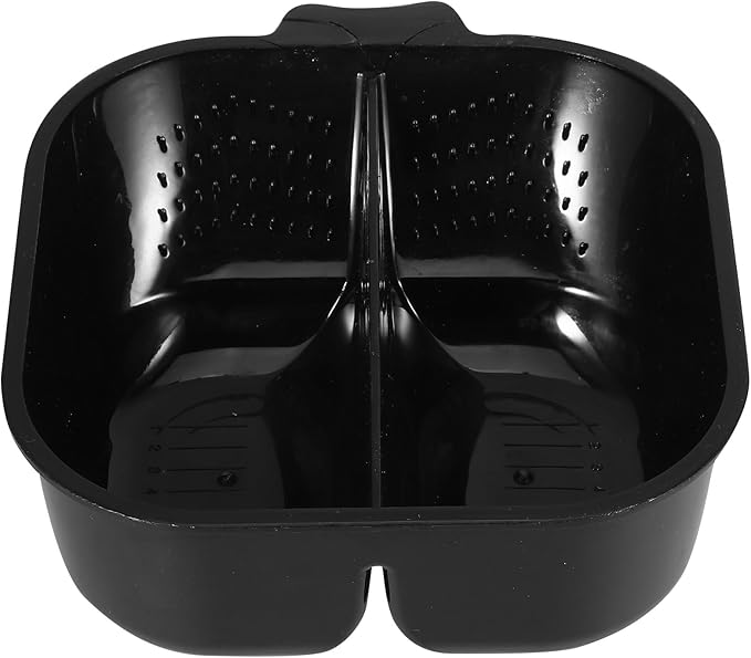 Double Compartment Hair Mixing Bowl 2.56 Inch Plastic Hair Dye Bowl for Salon and Home Use Stackable Color Mixing Tool for Tinting and Dye Application