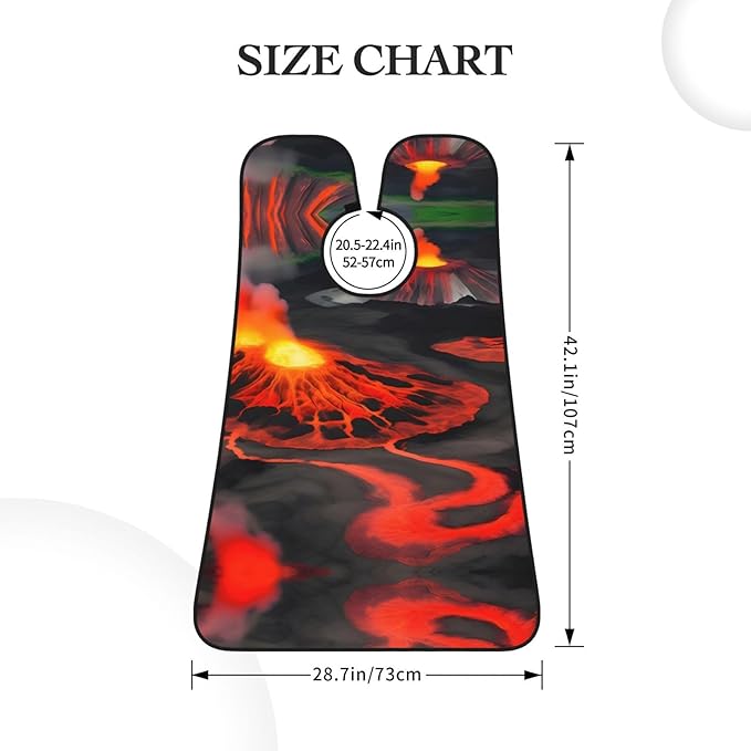 Cute Black Pug Dog-Standard-Scale-2_00x Print Beard Bib Shaving Apron, Beard Hair Trimming Cape Gift For Dad