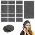 120 PCS Compressed Facial Sponges, Natural Cellulose Face Cleaning Pads, Professional Spa-Grade Makeup Remover Sponges for Daily Cleansing,Compact Travel-Friendly Skincare Essentials (black)