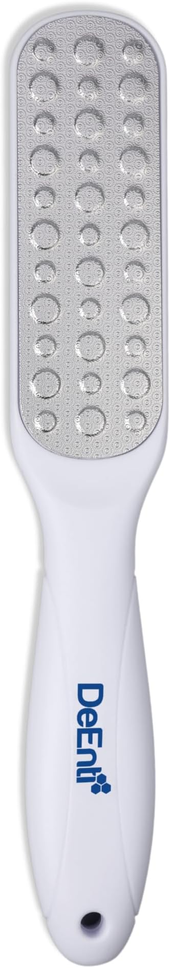 DeEnti Metal Foot File, Professional Grade Stainless Steel, Salon Quality Callus Remover, Lightweight Foot Scrubber, Home Manicure and Pedicure Tools