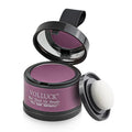 VOLLUCK Root Touch up Powder, Instant Hairline Powder for Thinning Areas and Gray Hair Coverage, Natural and Non-greasy Root Cover up for Women and Men (Purple, 0.14 Ounce)