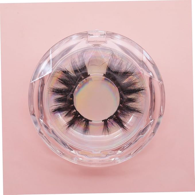 LIFKOME 3pcs False Eyelash Organizer Case Plastic Eyelash Holder Storage Boxes for Daily Use