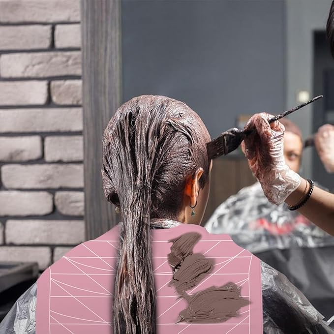 Silicone Hair Cutting Guide Collar - Waterproof Cutting Mat for Hair Stylist - Hair Cutting Cape