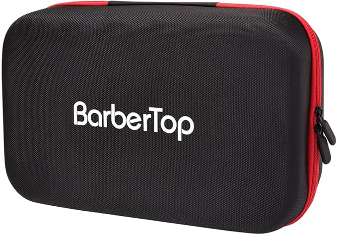 Barber Tool Bag, 12x7x5 inch Case Compatible with Hair Clipper Barber, Clipper Bag for Barbers,Travel Storage Organizer for Comb Cutting Guide, Clipper Blade Oil, Cleaning Brush and Other Grooming Kit