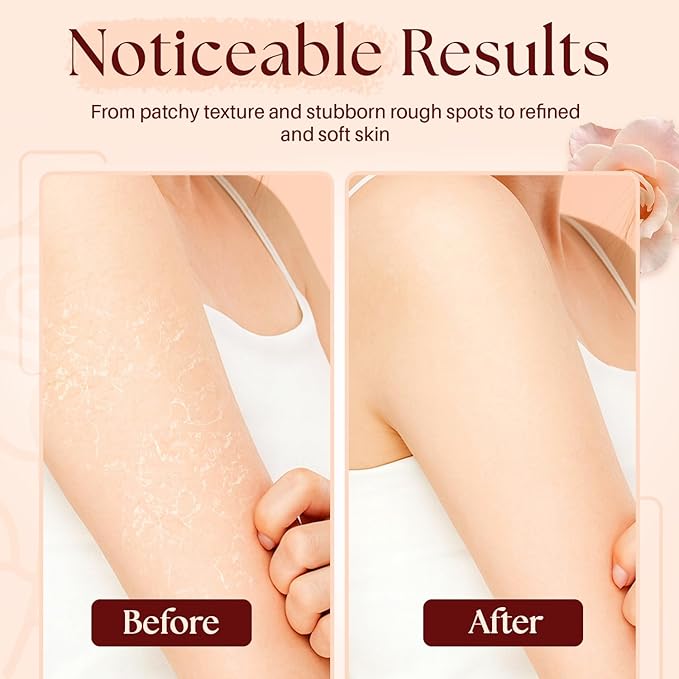 Himalayan Salt Body Scrub with Collagen & Rose Oil (12 oz) - Exfoliating Scrub for Cellulite, Acne, Scars & Stretch Marks - Deep Cleansing & Moisturizing - Natural Skin Care Gift