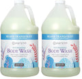 Ginger Lily Farms Botanicals Nourishing Body Wash, Island Tranquility, 100% Vegan & Cruelty-Free, Green Tea & Lemongrass Scent, 1 Gallon Refill (128 fl. oz.) (Pack of 2)