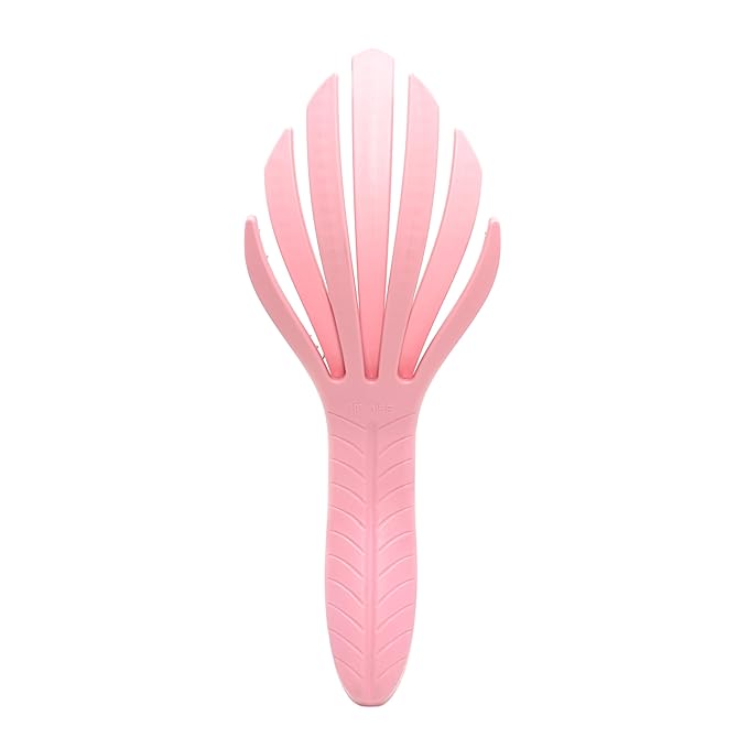 Wet Brush Go Green Curl Detangler Hair Brush, Pale Pink, Ultra-Soft IntelliFlex Detangling Bristles Glide Through Tangles with Ease, Great For Curls, No Split Ends & Pain-Free for Wet or Dry Hair
