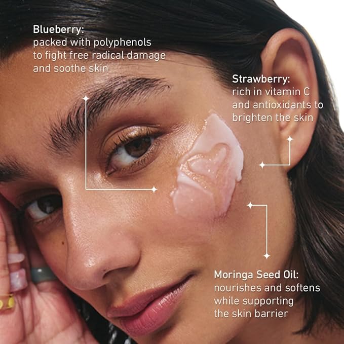 good light Strawberry Moon Grinding Cleansing Balm. Nourishing Makeup Remover & Face Cleanser to Melt SPF & Everyday Grime. Gentle Korean Skin Care. Sensitive Skin Safe KBeauty Cleanser. 1.69 Fl Oz.