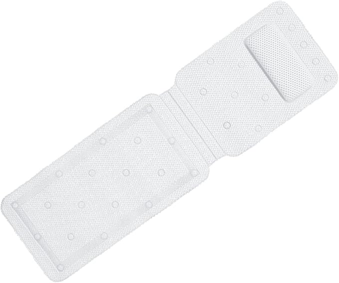 Full Body Bath,Full Body Bath Pillow Mat,1 Spa Mattress Non-Slip Luxury Cushion Soft Breathable Quilted Bathtub Mat Bath Pillows for Tub Neck and Back Support