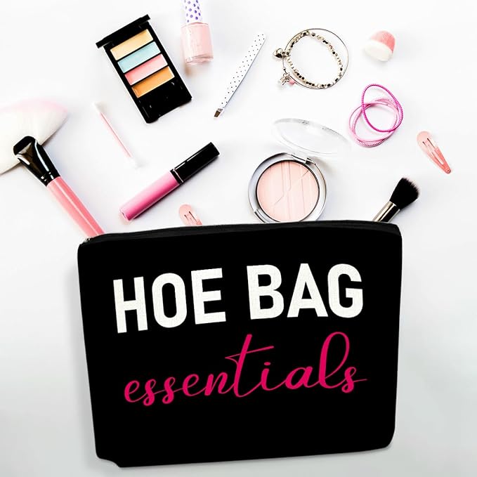 Funny Gifts for Women Friends Hostess Gift Ideas Cool Gifts for Women Girls Ideas Gag Gift Girls Weekend Overnight Fun Makeup Travel Toiletry Bag Large Capacity Canvas Makeup Zipper Pouch Cosmetic Bag