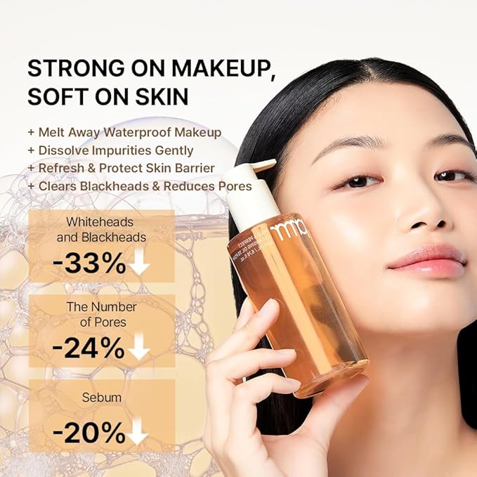 Primera (PRMR Oil To Foam Cleanser Korean Deep Cleansing Oil, Daily Makeup Remover, Blackheads, Dust and Dirt Removal, Pore Cleaning, Hyaluronic acid, Deep Clean in One Step (200ml, 6.76 fl. oz)