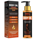 Body Firming Oil 3.38 FL OZ, After Shower Body Oils for Women, Skin Tightening and Hydrating Treatment for Arms, Legs, Stomach and Full Body, Deep Moisturizing Body Care That Plumps