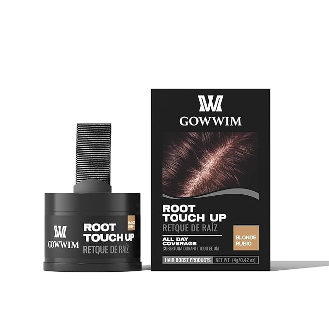 Hairline Powder (Blonde) - Instantly Conceal Gray Roots, Thin Hair Touch-Up, Hair Color Shadow Cover, 4g