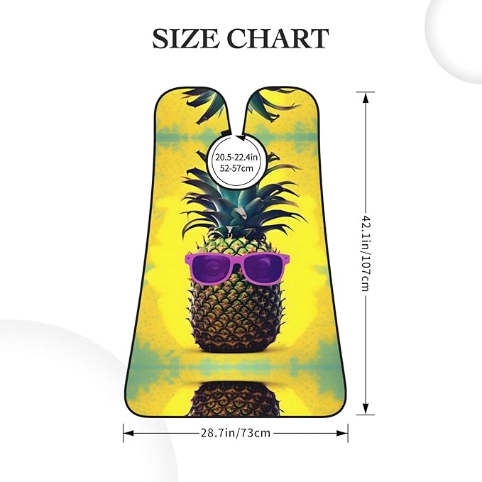 Purple And Teal Flowers Print Beard Bib Shaving Apron, Beard Hair Trimming Cape Gift For Dad