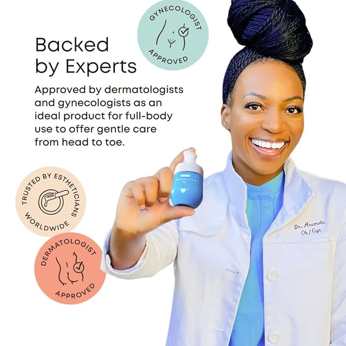 Bushbalm Dark Spot Exfoliating Scrub – Pre-Shave Sugar Scrub for Dark Spots, Hyperpigmentation, Razor Bumps & Dry Skin – Gently Buffs & Soothes Sensitive Skin - Bermuda 236 ml