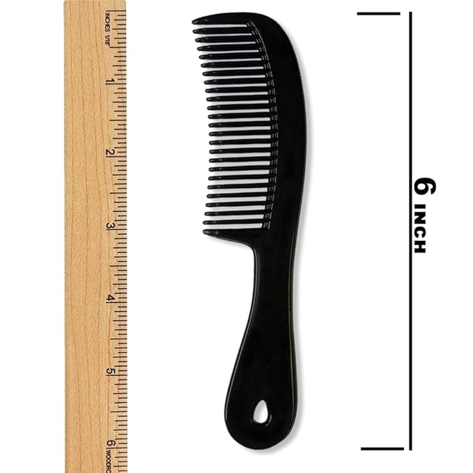 Combs for Men Pack of 6, Pocket Combs for Men, Hair Comb Set, Beard Mustache Comb
