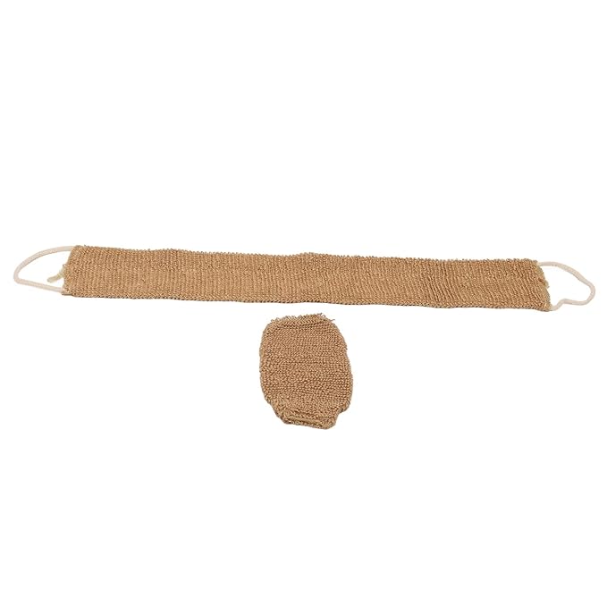 ZJchao Back Scrubber Strap Long Handle Back Scrubber Bath Glove Set with Exfoliating Textured Surface for Deep Cleaning Home Travel