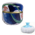 FOTN Body Powder Puff and Container for Dusting Powder,Powder Puff for Body Powder,Body Powder Container for Baby Women Loose Powder Containers (Abstract)