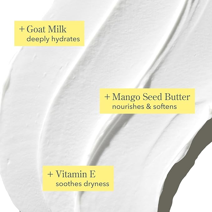 Beekman 1802 Whipped Body Cream – Rich Body Butter & Moisturizing Body Cream, Goat Milk Lotion, Shea Butter & Vitamin E, Hydrating Body Moisturizer for Dry Skin - Lilac Dream 8 oz