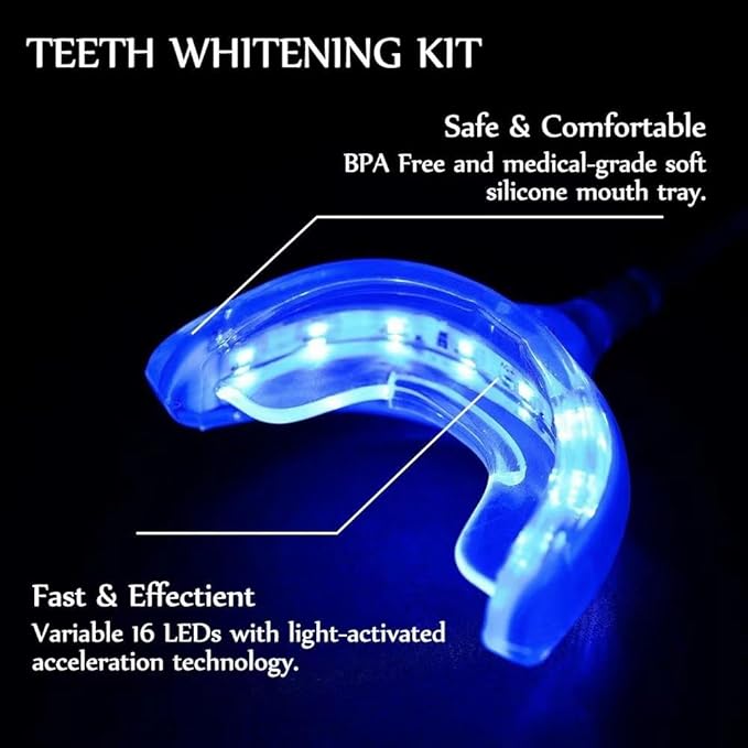 Gum Stimulator with Blue Light Therapy – Oral Care for Gum Health, Fresh Breath & Plaque Removal, Rechargeable & Portable, Gum Support for Healthy Smile