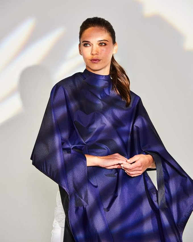 Betty Dain Hands-Free All-Purpose Bleach Proof Cape, 45" W x 58" L, Chemical, Color, Waterproof Polyester, Machine Washable