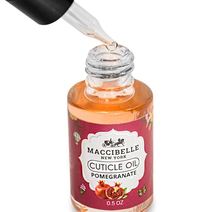Maccibelle Cuticle Oil 0.5 oz for Dry Cracked Cuticles (Pomegranate)