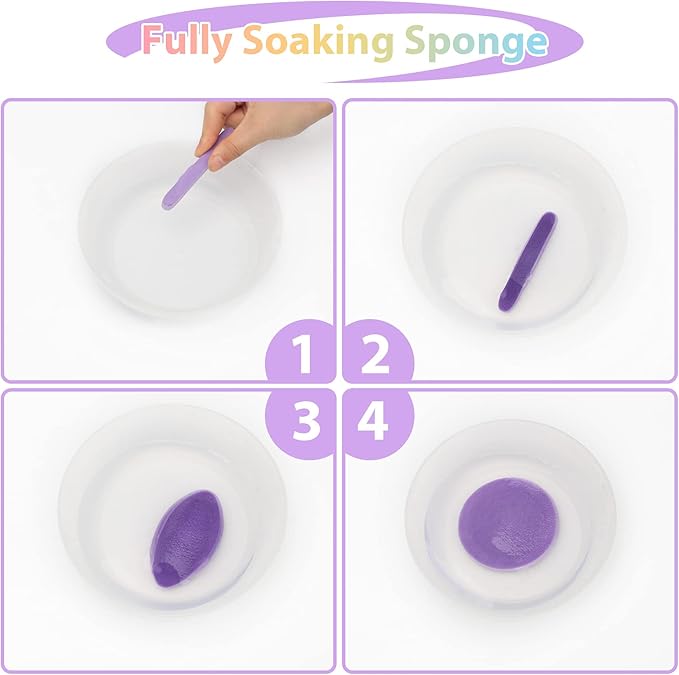 120Pcs Facial Compressed Facial Sponges for Women, Coldairsoap PVA Professional Makeup Sponge Female Removal Pads Compress Exfoliating Face Cleansing Rounds Wash Pad as Valentine's Day Gift
