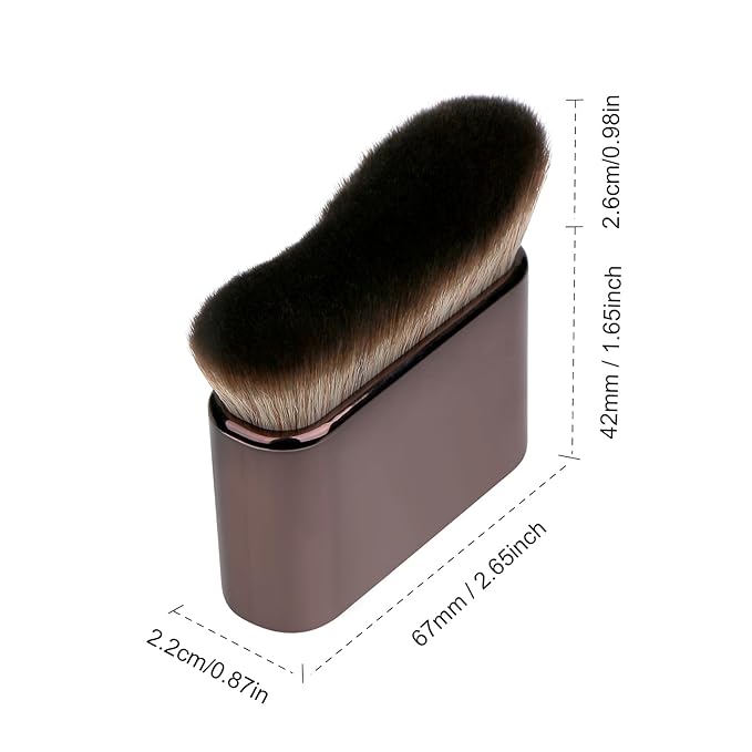 UNIMEIX Self Tanner Brush Sunscreen Body Makeup Brush Kabuki Blend Applicator Spray Tan Blending Beauty Brush for Body Coverage Perfector (Gray)