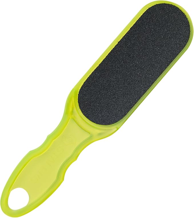 STALEKS Classic 10 Type 1 Plastic Foot File (100/180 Grit) – Ergonomic Double-Sided Pedicure Tool for Smoothing & Polishing Rough Skin