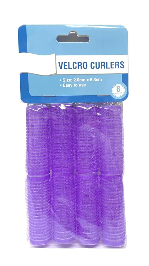 Self-Grip Hair Curlers – Professional Salon Rollers for Hairdressing (Small, 8-Pack)