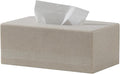 Tissue Box Cover Rectangle, Resin Facial Tissues Holder Covers Rectangular Toilet Paper Holder Case Dispenser Home Decorative for Bathroom Kitchen Bedroom Living Room Office (Beige)
