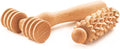 tuuli Body and Face Roller, Multi-Functional Wooden Massage Roller, Helps Ease Muscle Tension and Support Skin Health, Natural Face Massage Tools, Set of 2 (2 Piece Set B)