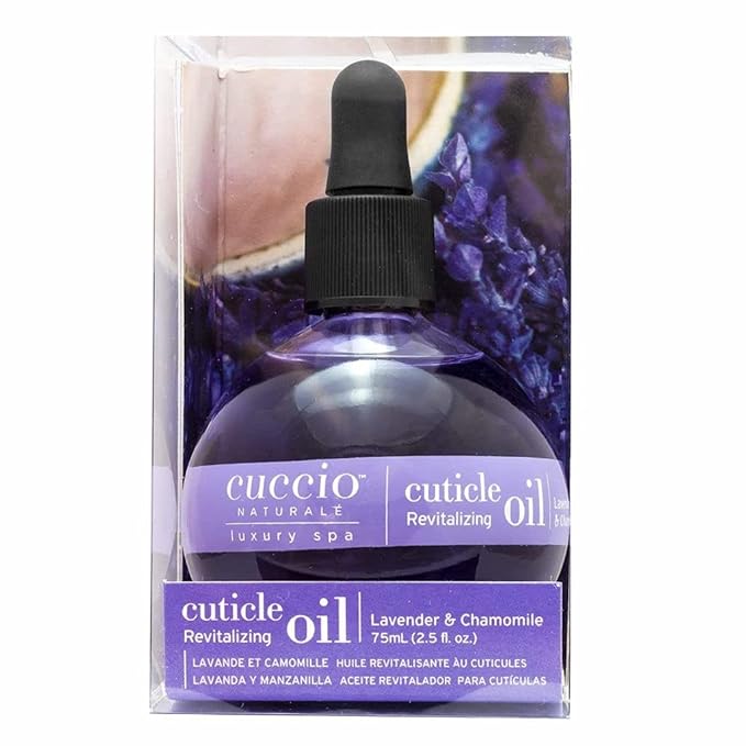 Cuccio Naturale Lavender & Chamomile Revitalizing Cuticle Oil, Lightweight Fast-Absorbing Hydrating Nail & Cuticle Conditioner, Cold-Pressed Oils + Vitamin E, 2.30 Fl Oz