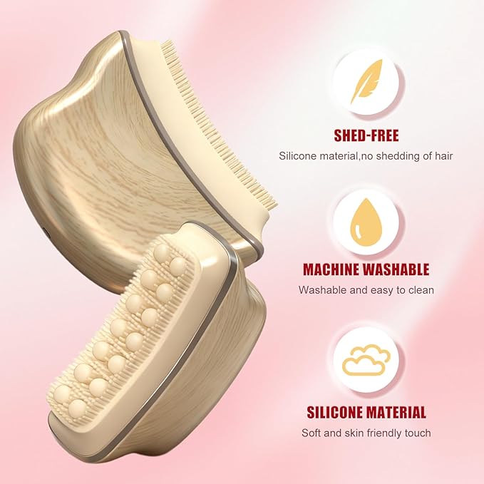 New Lymphatic Contour Face Brush,Lymphatic Drainage Massager for Face for Jawline, Chin & Facial Sculpting Designed to Fit Precisely and Relieve Fatigue- Anti-Puffiness (Wood Grain)