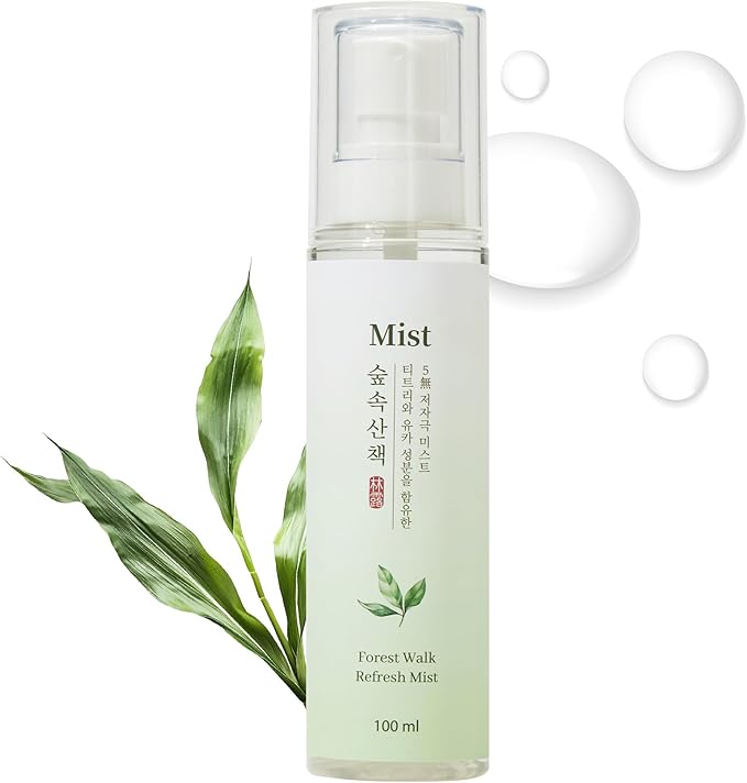 Refresh Mist – Gentle Face Mist with Eucalyptus, Tea Tree & Hyaluronic Acid, Alcohol-Free 3.38 FL Oz – Soothing K-Beauty Mist for Sensitive Skin by LifeCare Korea