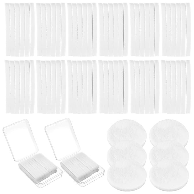 240+2 Pack White Compressed Facial Sponges with Storage Box, Professional Round Compress Face Cleaning & Makeup Removal Sponges for Estheticians, Soft Reusable Exfoliating Spa Sponge (3.1")