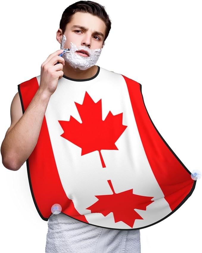 Flag Of Bangladesh Print Beard Bib Shaving Apron, Beard Hair Trimming Cape Gift For Dad