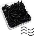 80Pack Compatible with Shu uemura Eyelash Curler Refill Pads,Soft Silicone Eye lash Curler Refills Compatible with Shu uemura Eyelash Curler,Easy to Replace,Black.