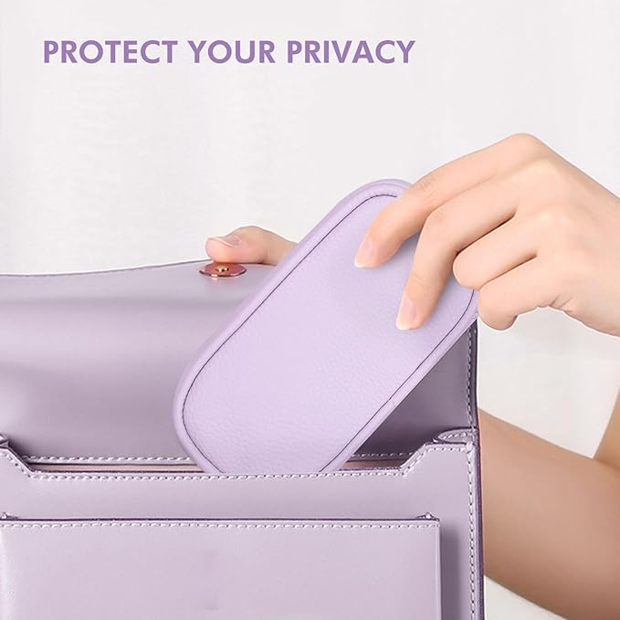 Portable Tampon Storage Bag,Tampon Holder for Purse, Small Organizer Bag with Handle, PU Period Pouch, Small Case for Feminine Products with Zipper Period Bags for Women