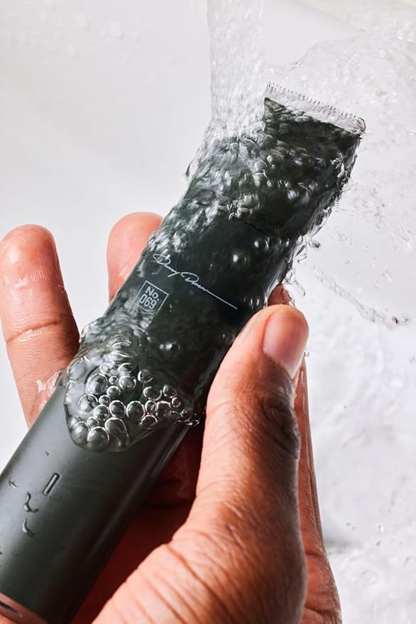 MARLOWE. No. 069 Hair Trimmer for Men, Signature Body Hair Trimmer, Lightweight, Waterproof Personal Groomer with Detachable Stainless Steel & Ceramic Blades, Rechargeable Battery