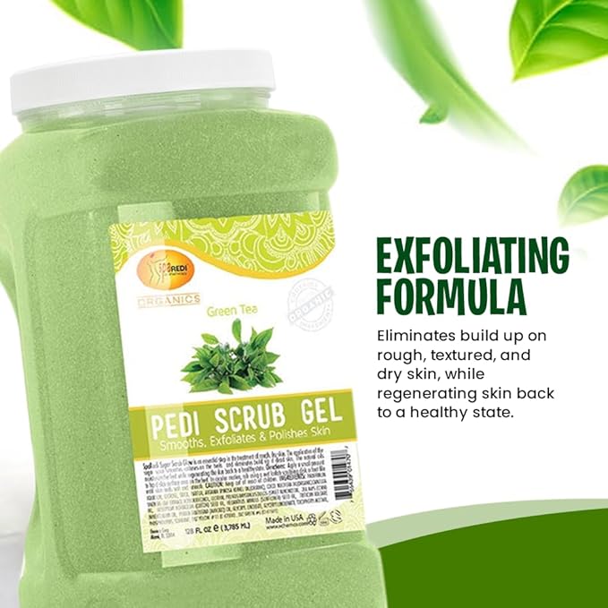 SPA REDI Exfoliating Body & Foot Scrub | Dual-Action Exfoliating & Hydrating Treatment | Exfoliate, Hydrate, & Heal – One Step for Lasting Skin Health without Irritation 128 Oz