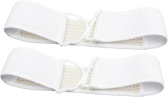 2Pcs Exfoliating Bath Scrubber Shower Back Strap Spa Skin Cleaning Brush for Men Women for Reaching Hard to Access Areas for Smooth Skin