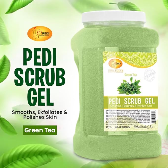 SPA REDI Exfoliating Body & Foot Scrub | Dual-Action Exfoliating & Hydrating Treatment | Exfoliate, Hydrate, & Heal – One Step for Lasting Skin Health without Irritation 128 Oz