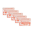 VanMan Beef Tallow and Coconut Oil Bar Soap – Pure Grass-Fed Beef Tallow Soap with Coconut Oil & Kaolin Clay, Subtle Grapefruit Scent, Hydrating & Nourishing, Clean Ingredients, 3.8oz - 5 Pack