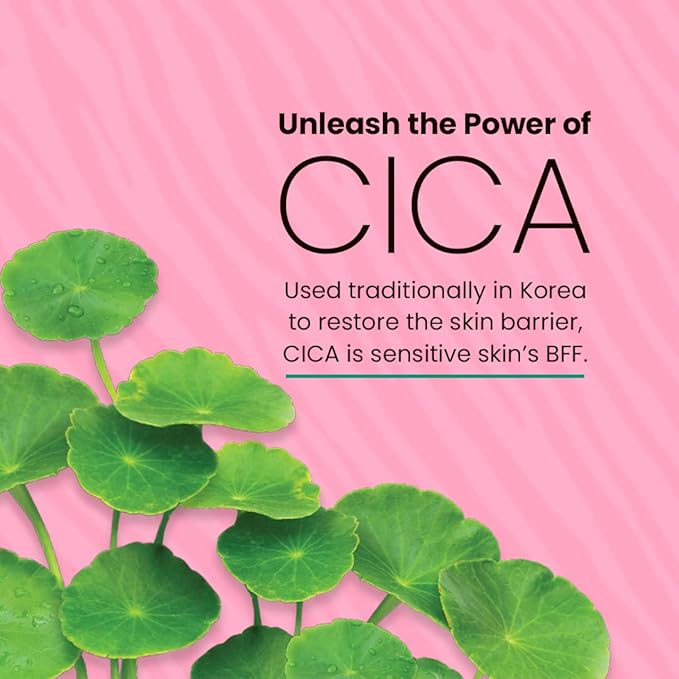 JOAH Heal Me CICA Cooling Gel Mist, Infused with Centella Asiatica, Mint, & Aloe Vera, Reduces Redness, Cools Skin, & Provides Deep Hydration, Cruelty Free - Red