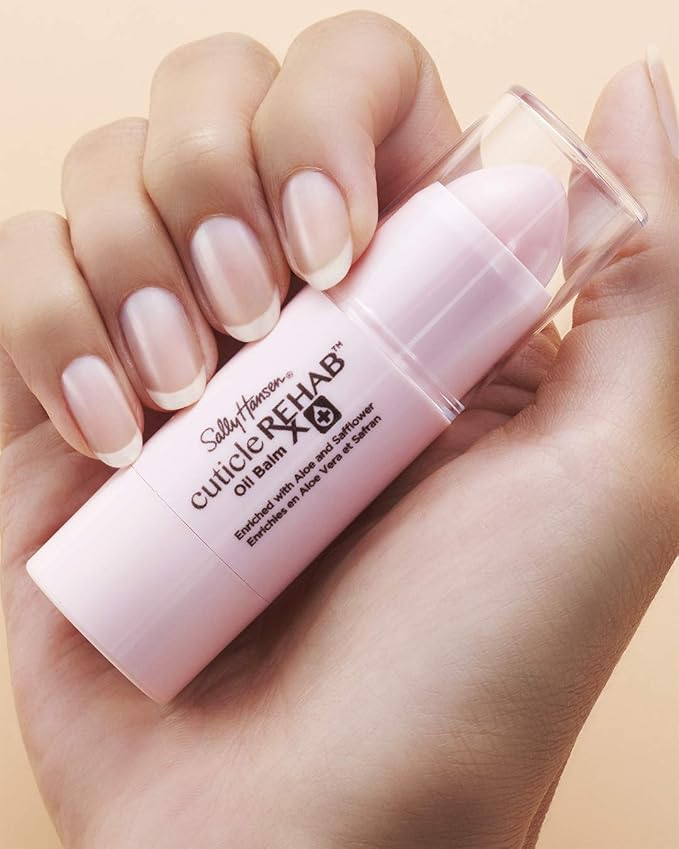 Sally Hansen Nail Treatment Cuticle Rehab Oil Balm | Infused with Natural Essential Oils & Vitamin E | Nourishes & Conditions Dry Nails-& Cuticles,(Pack of 2)