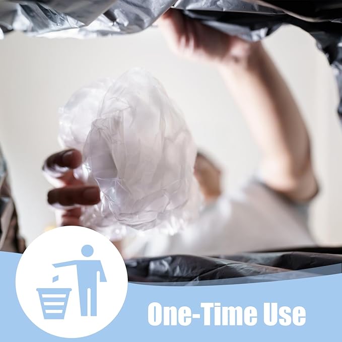 100 Pcs Disposable Hair Cutting Capes Waterproof Barbershop Hair Salon Cape Plastic Dye Coloring Apron Shawl Hairstylist Clear Barber Shampoo Cape (47 x 36 Inch)
