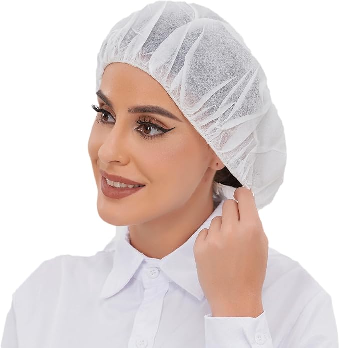 ZMDREAM Hair Nets Disposable Bouffant Cap for Food Service Beauty Latex Free